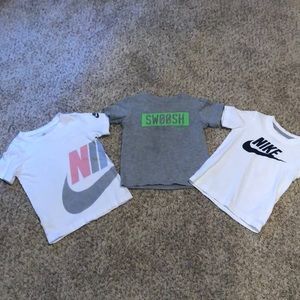 Lot of 3 - Boys Nike t-shirts